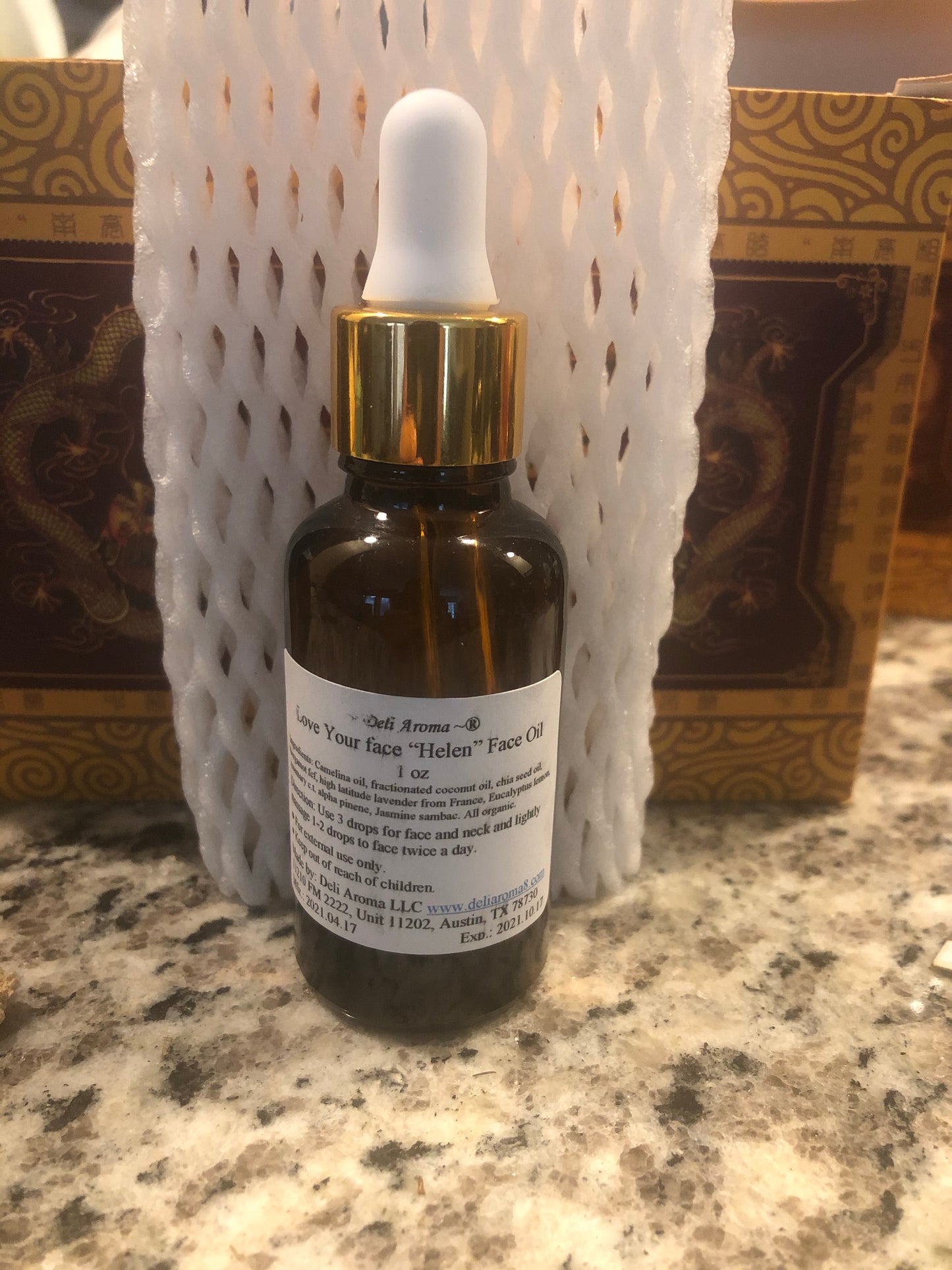 Love you face “Helen” face oil - Deli Aroma