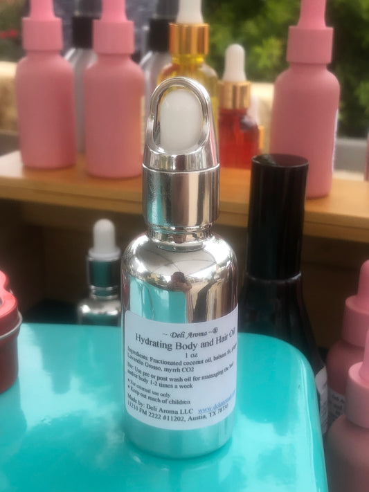 Hydrating Body and Hair Oil - Deli Aroma 