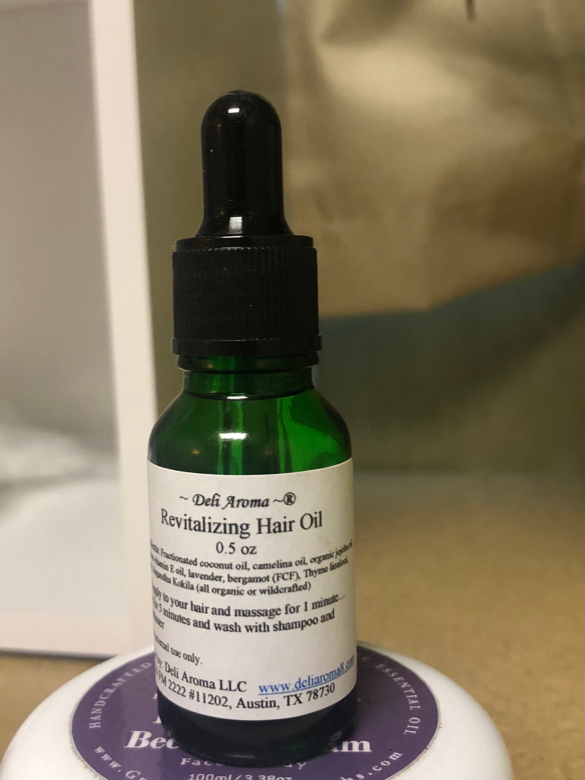 Revitalizing Hair Oil 15ml - Deli Aroma 
